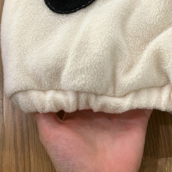 Pottery Barn Kids Baby Cow Farm White Black Polyester Costume Halloween Play - Picture 4 of 8